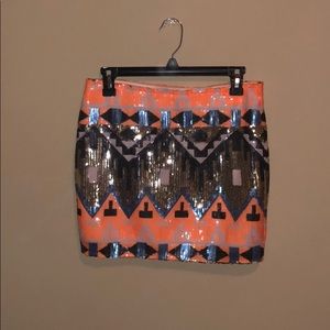 English Rose Skirt with Sequins.